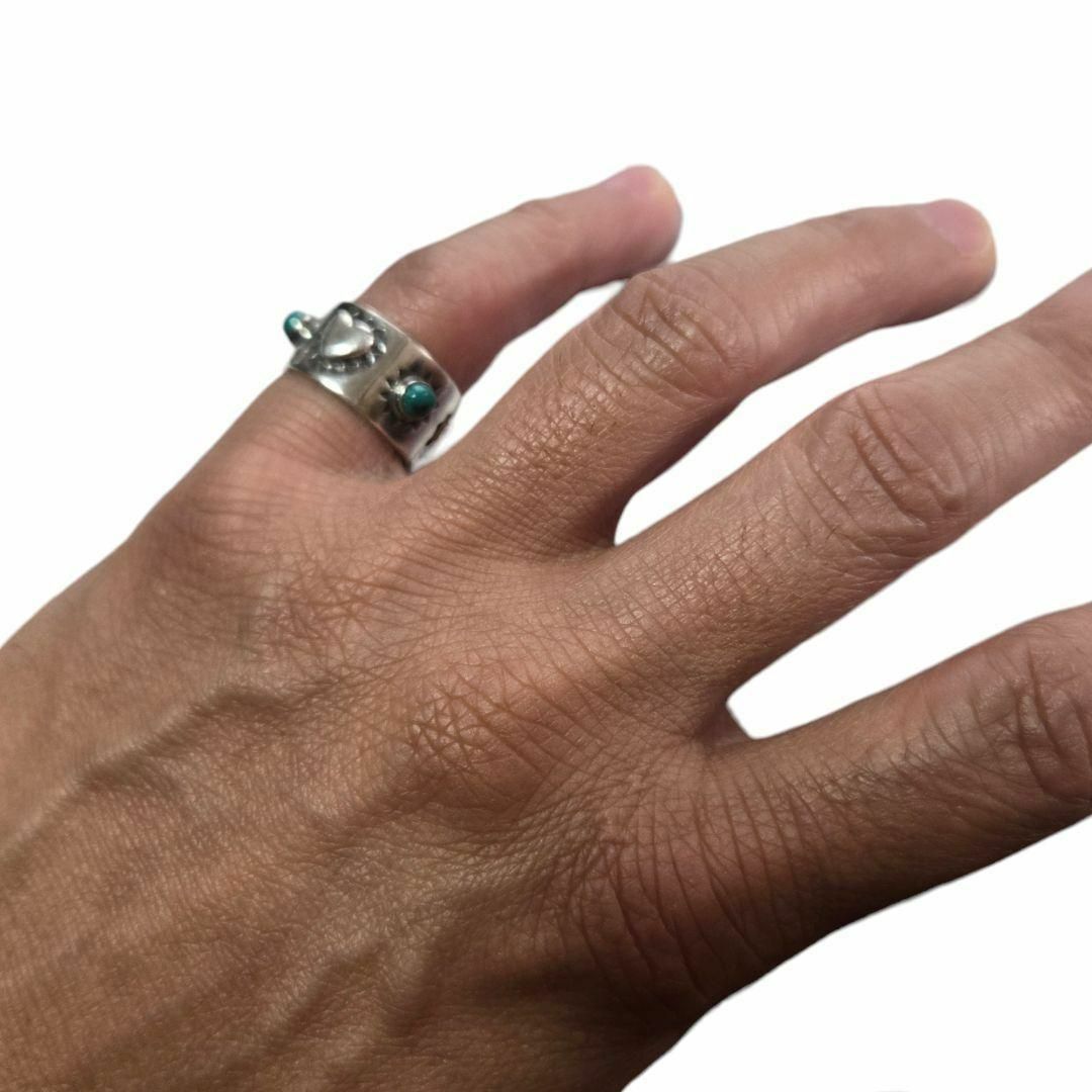 HOLLYWOOD RANCH MARKET - HRM石入りターコイズシルバーリング 指輪