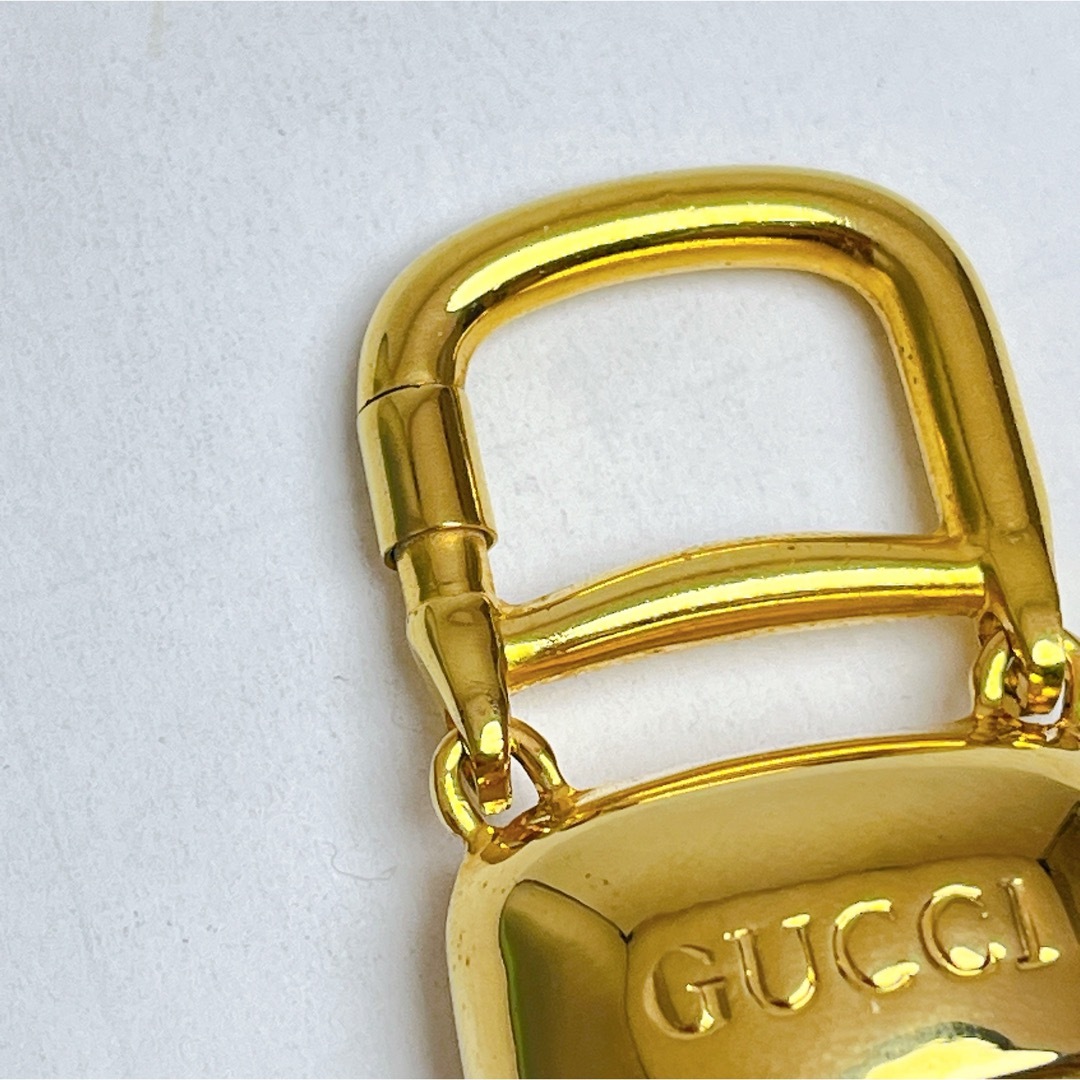 グッチシェリーラインヴィンテージキーリングゴールド