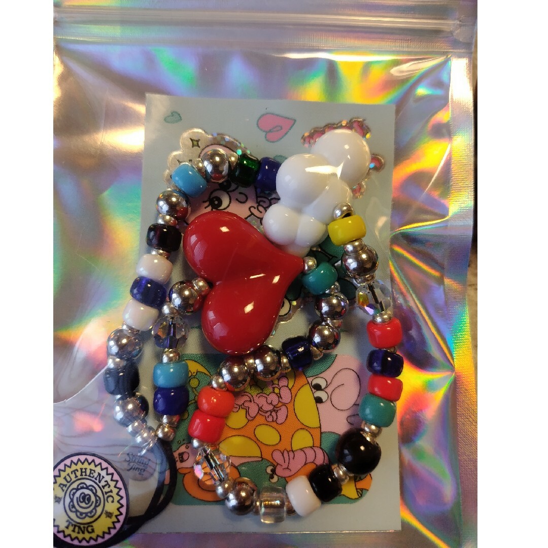 正規品stringtingカラフルハート雲スマホストラップ 正規品stringting