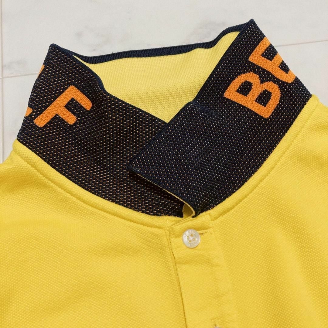 BEAMSGOLF - BEAMS GOLF ORANGE LABEL 襟裏ロゴポロシャツ イエローXL