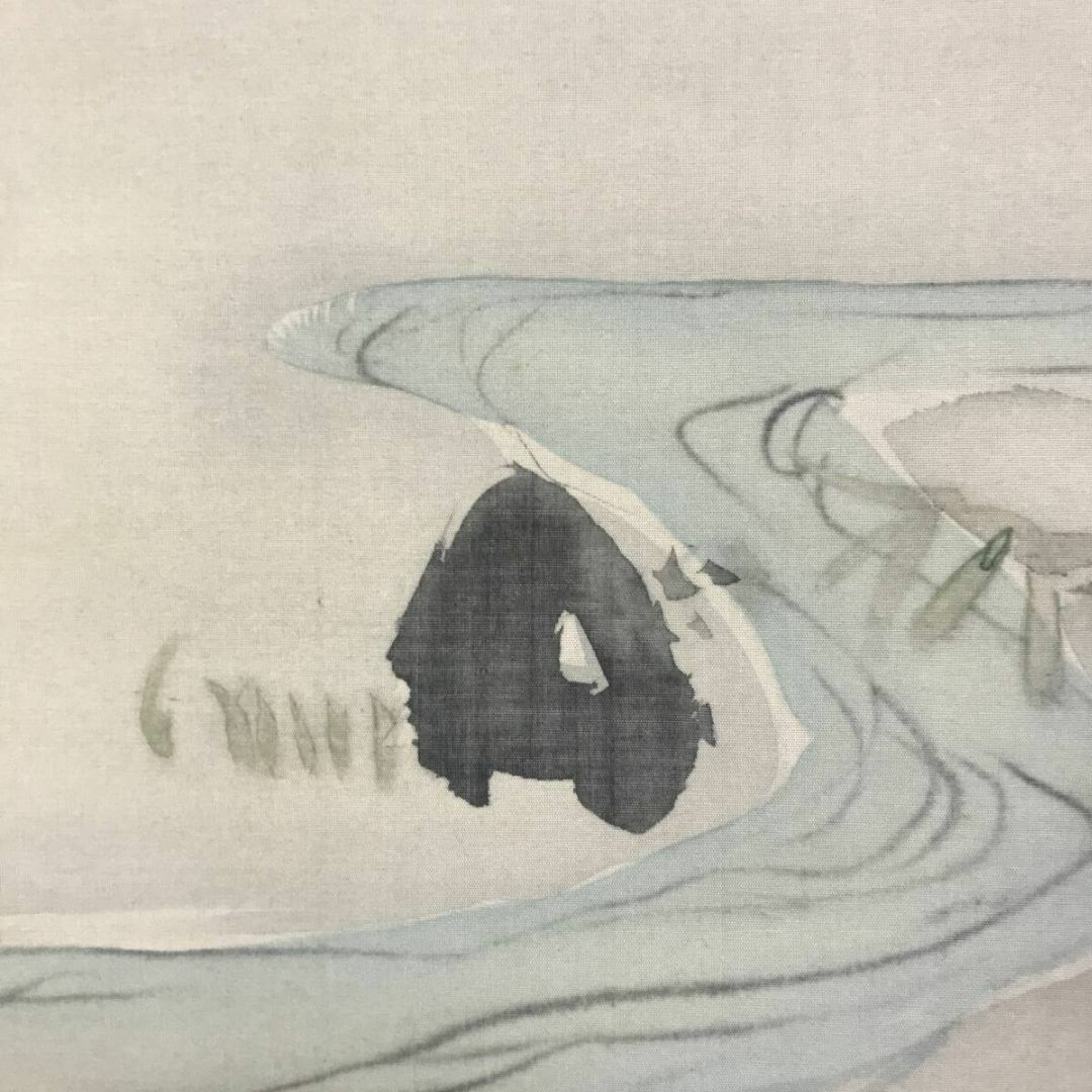 複製/尾形光琳/躑躅図/ツツジ図/つつじ/花図/工芸品/掛軸☆宝船☆AG