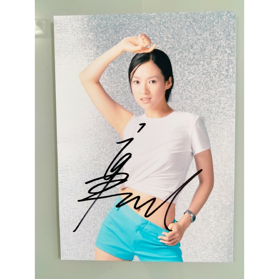 チャン・ツィイー直筆サイン入り2Lサイズ写真…Zhng Zy…14の通販 by