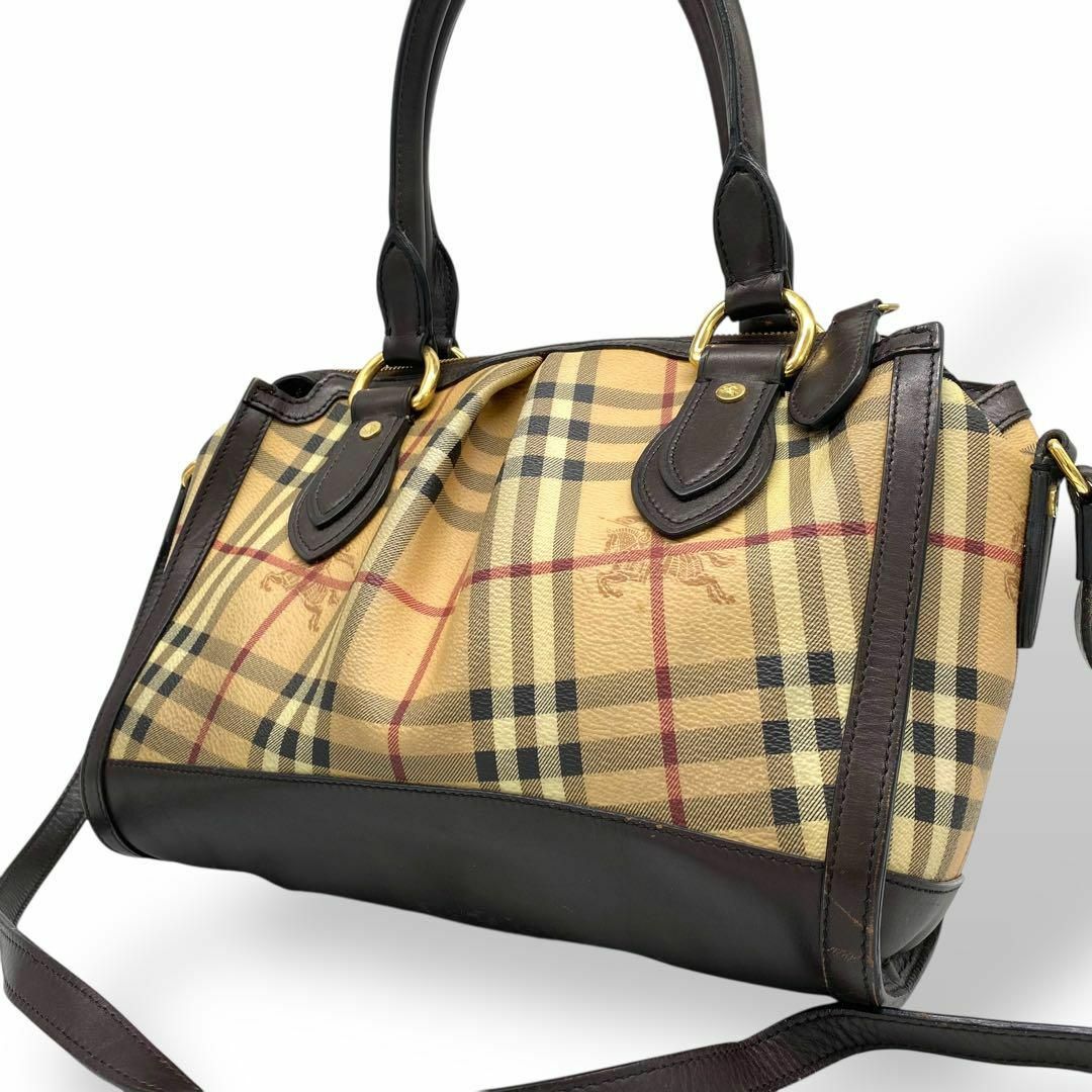 Burberry バーバリー トートバッグ 2way ノバチェック PVCレザー