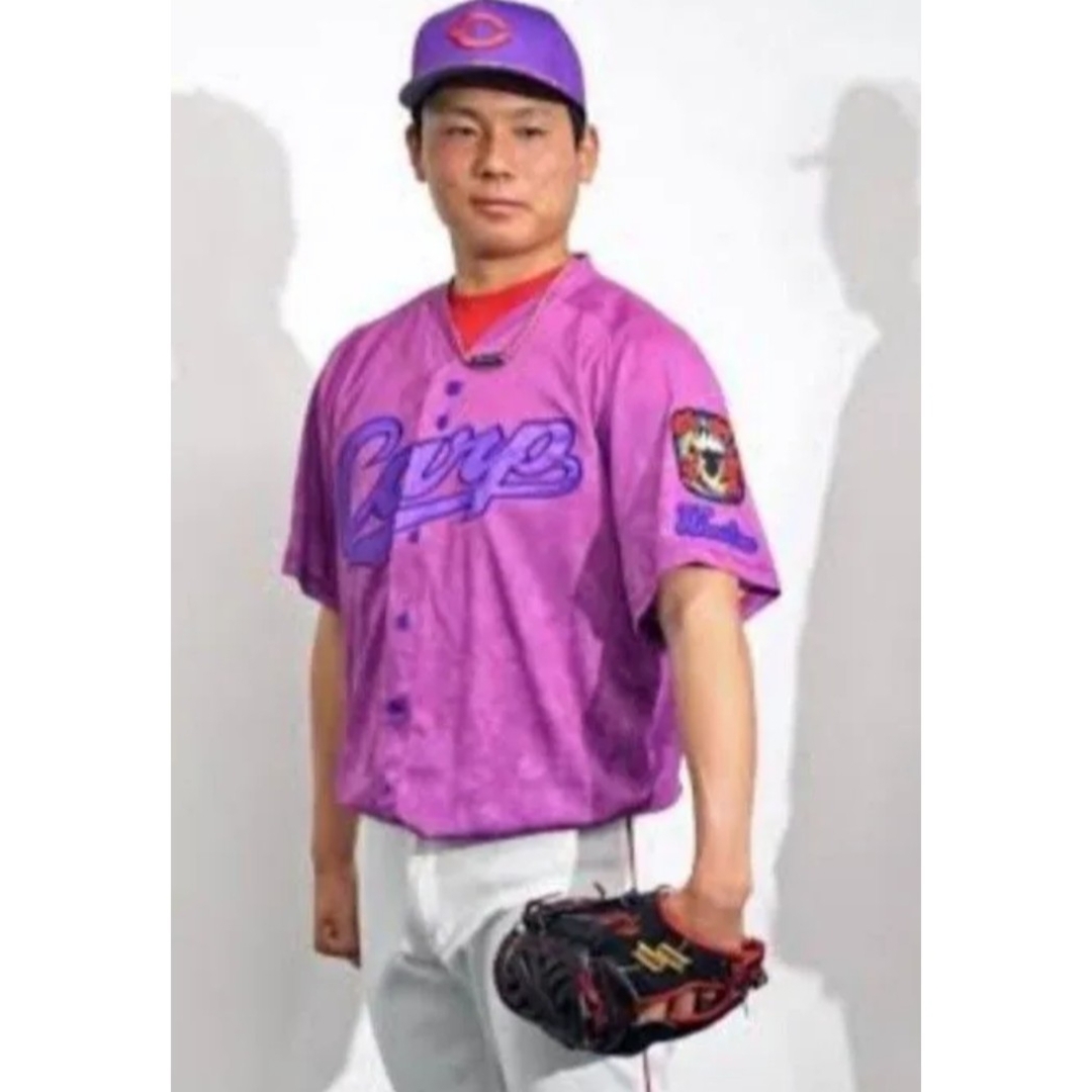 限定3500枚】広島カープ 栗林 サンフレッチ ユニフォーム ミズノ M