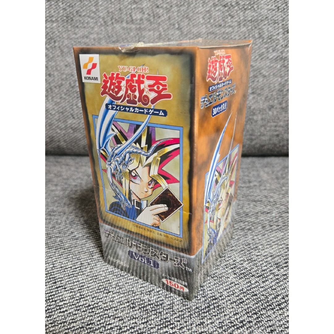 遊戯王 - 超美品 遊戯王 初期Vol.1 シュリンク付き未開封ボックス 初版