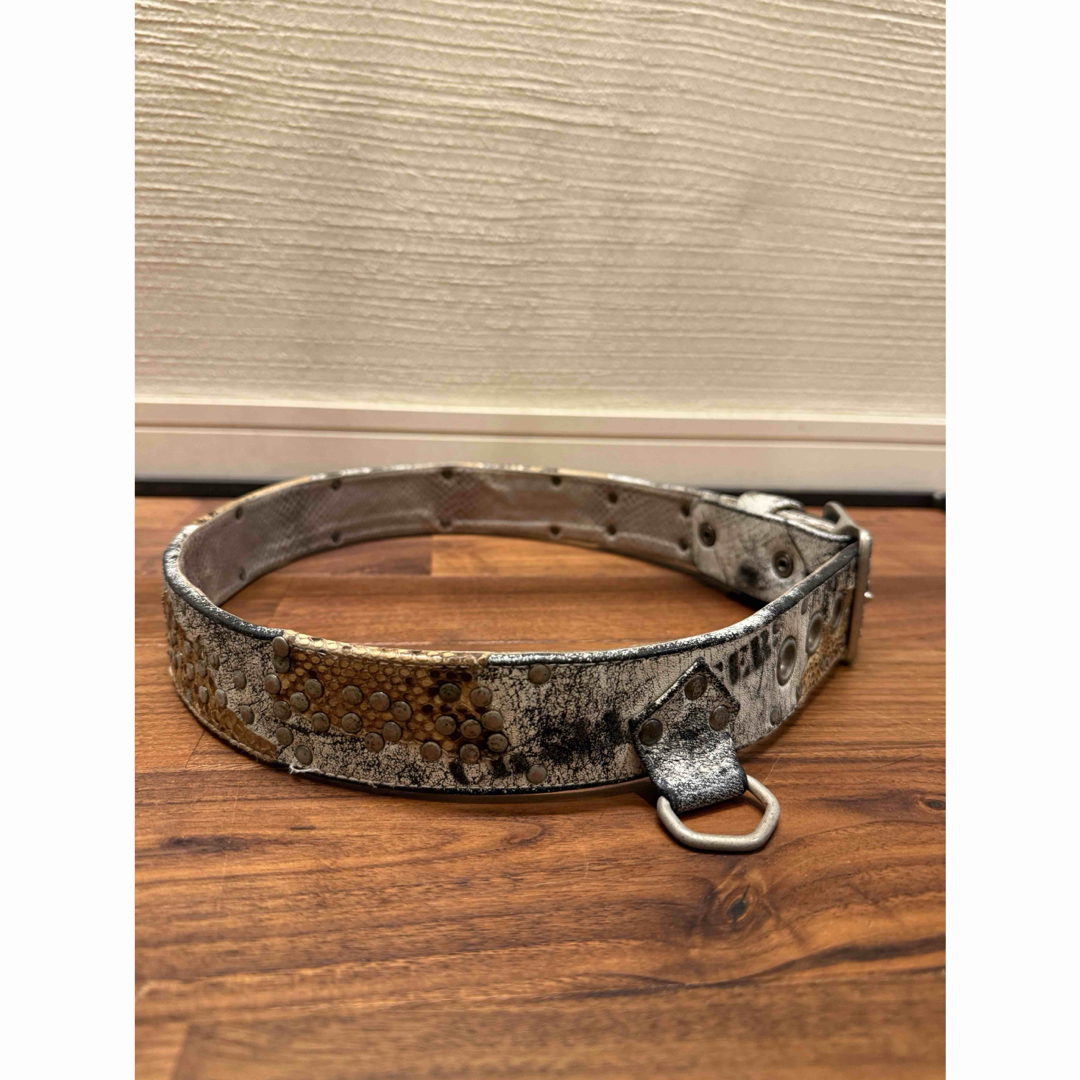 KMRII - 00s archive kmrii leather Python belt 白蛇の通販 by n 即