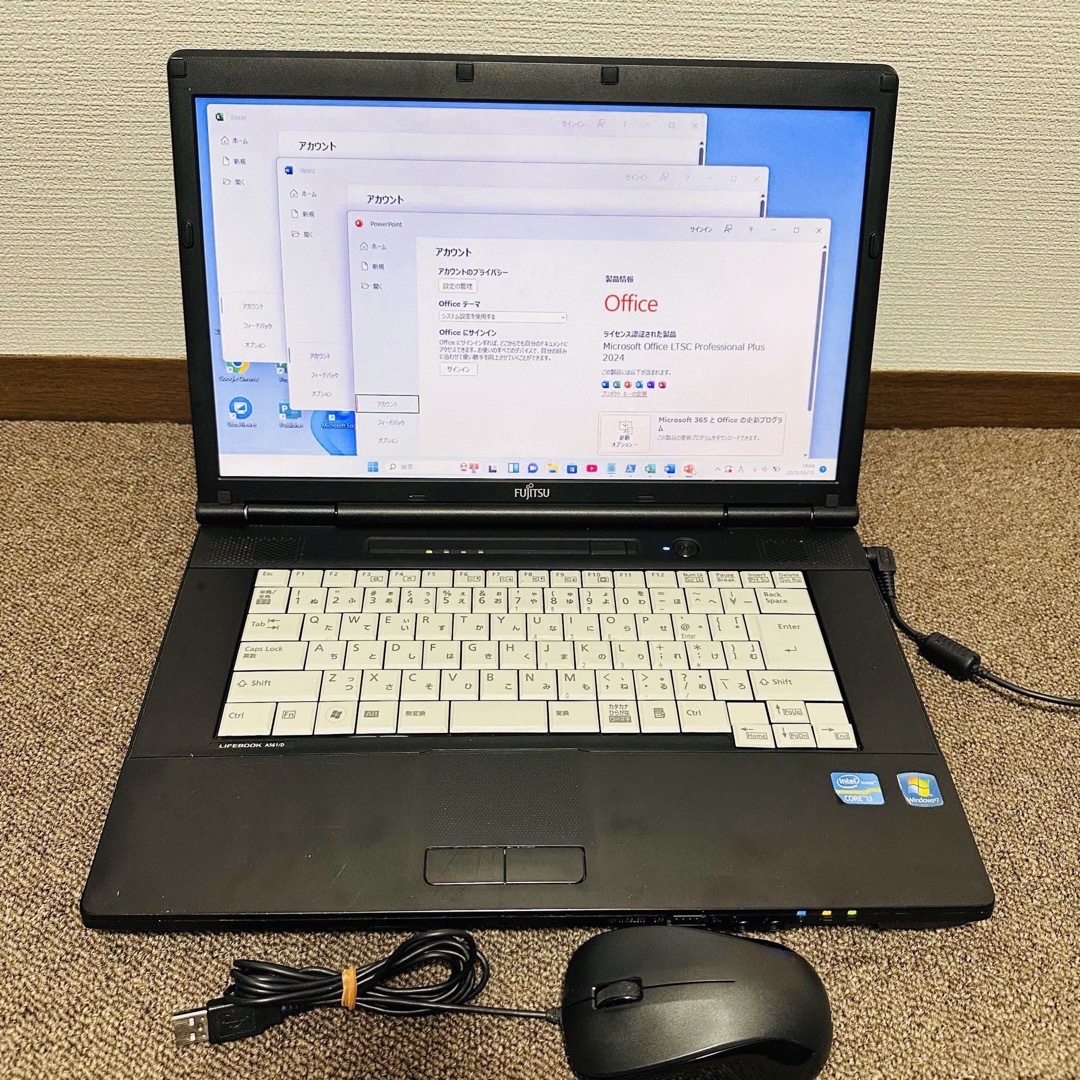 富士通 - S55 FujitsuノートパソコンSSD高速 Windows11オフィス付きの
