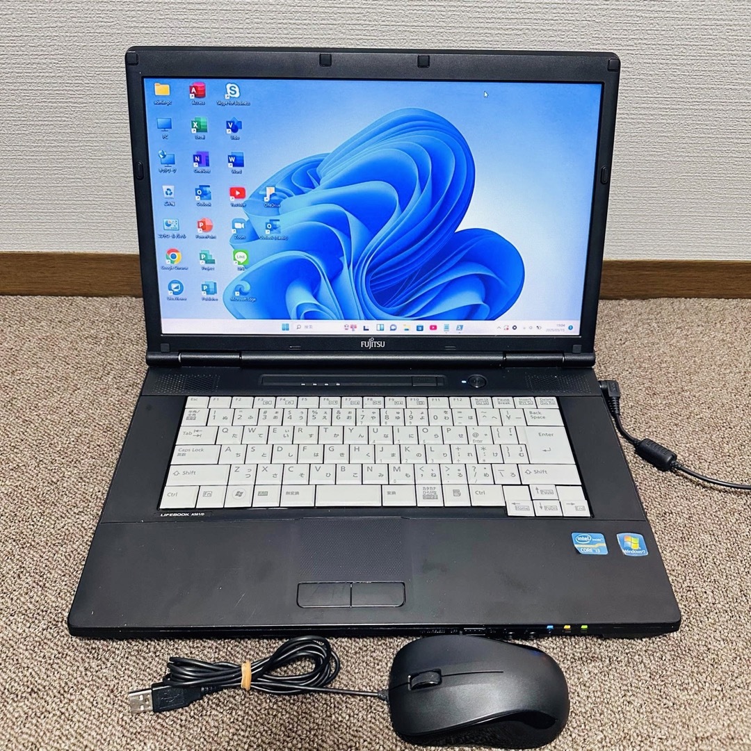 富士通 - S55 FujitsuノートパソコンSSD高速 Windows11オフィス付きの