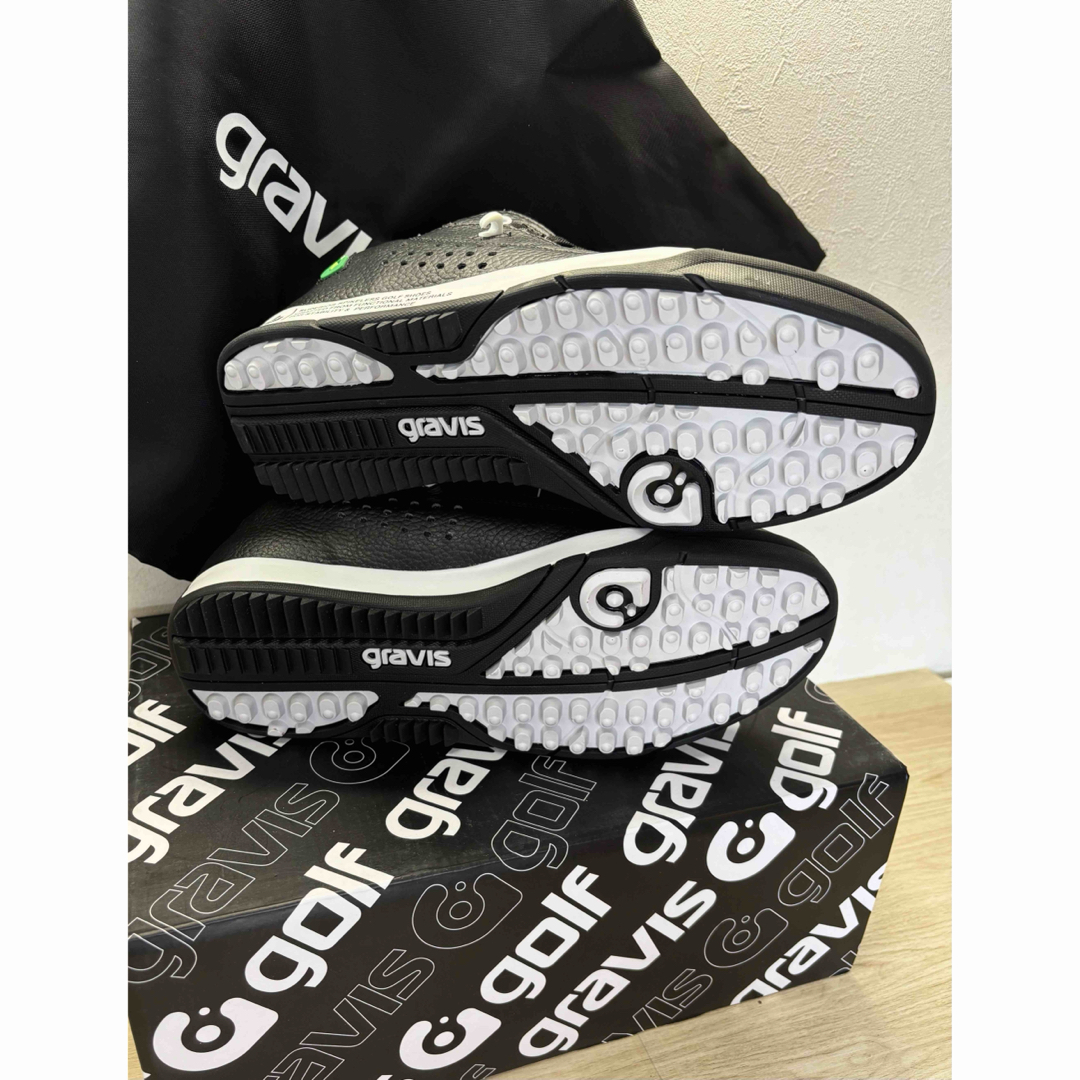 gravis - グラビス ゴルフ シューズ 24cm 15903 ブラック カモフラ柄の