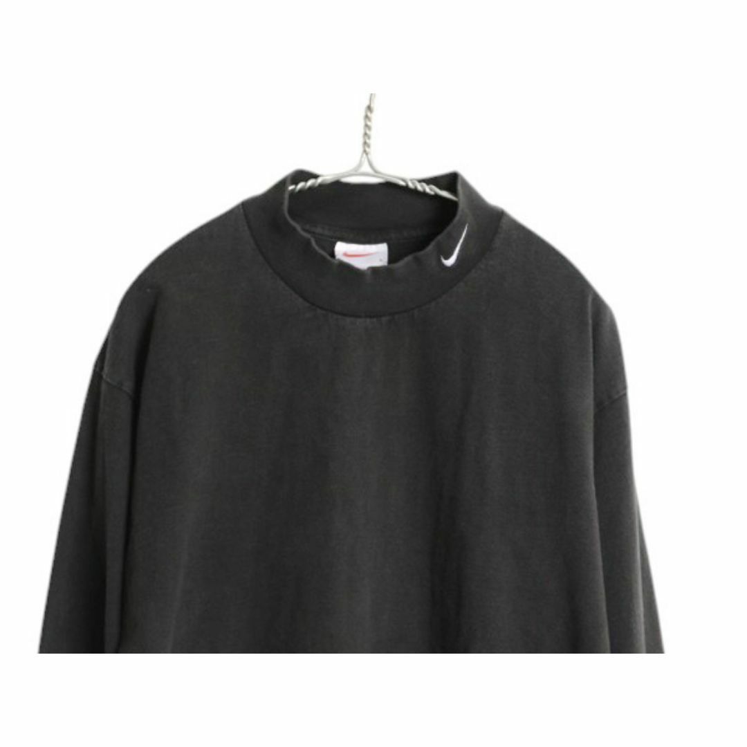 NIKE - 90s USA製 ナイキ モックネック 長袖 Tシャツ メンズ L