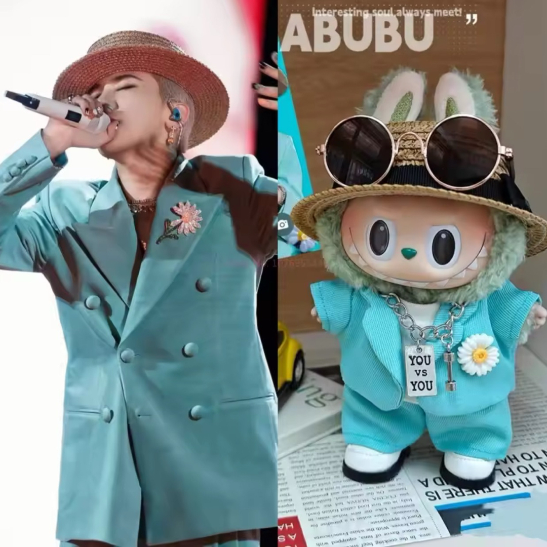 レア】labubu Gdragon コスチューム ぬい服 らぶぶ 服 ジヨンの通販 by