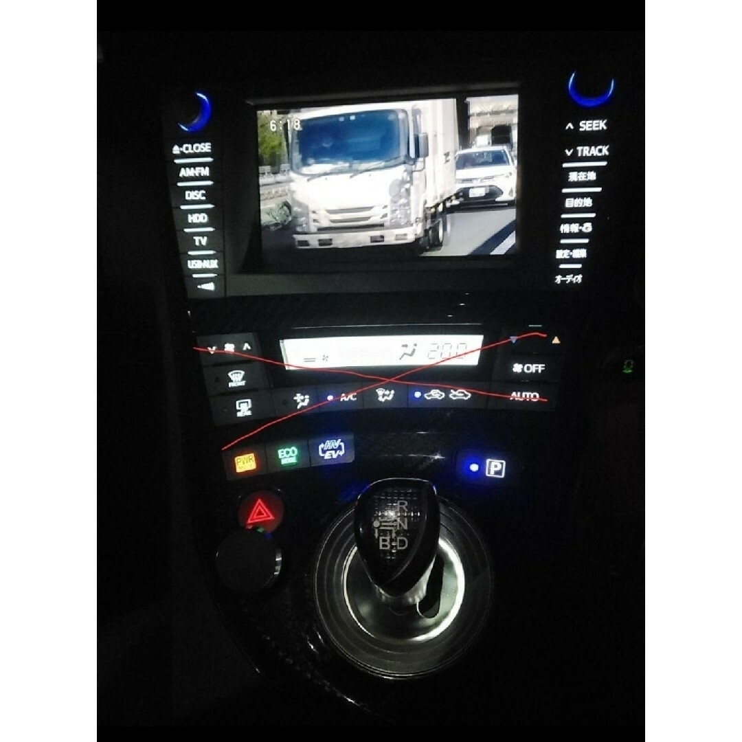 30プリウス LED打替済 純正マルチモニター スイッチセットの通販 by