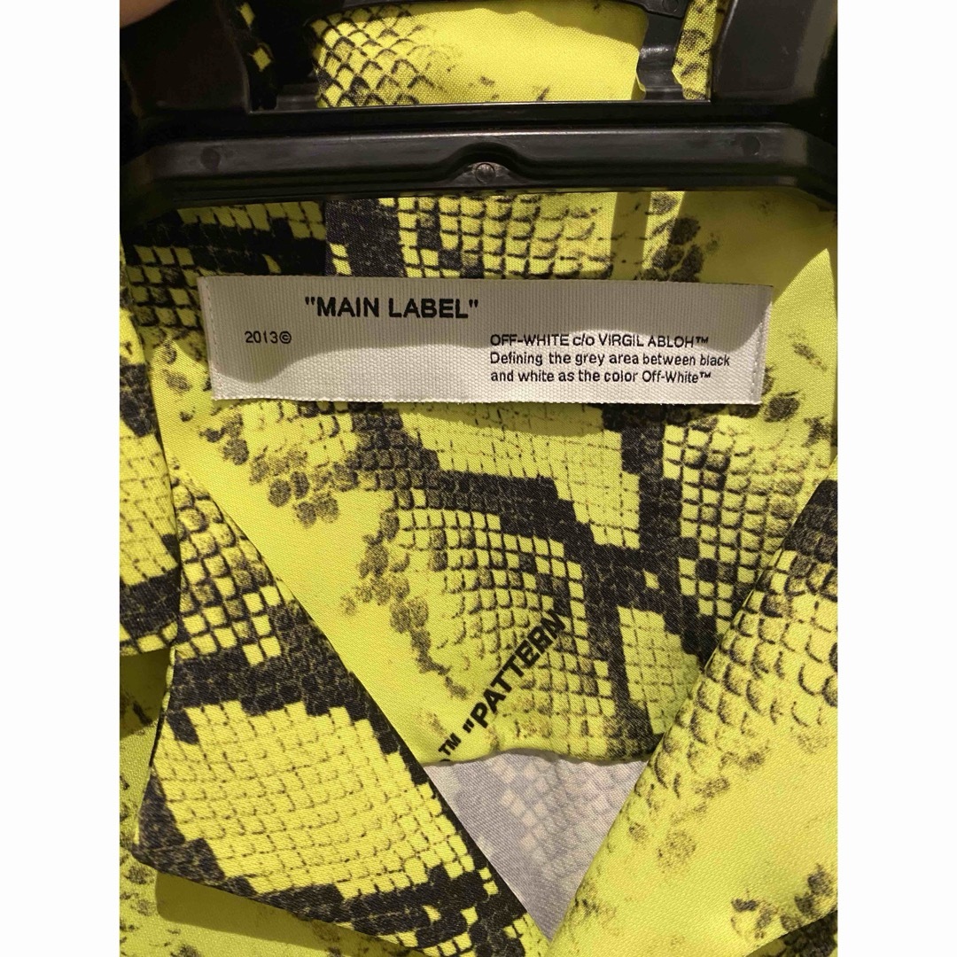 Off-White - サイズXL off-white snakeshirtの通販 by BB｜オフ