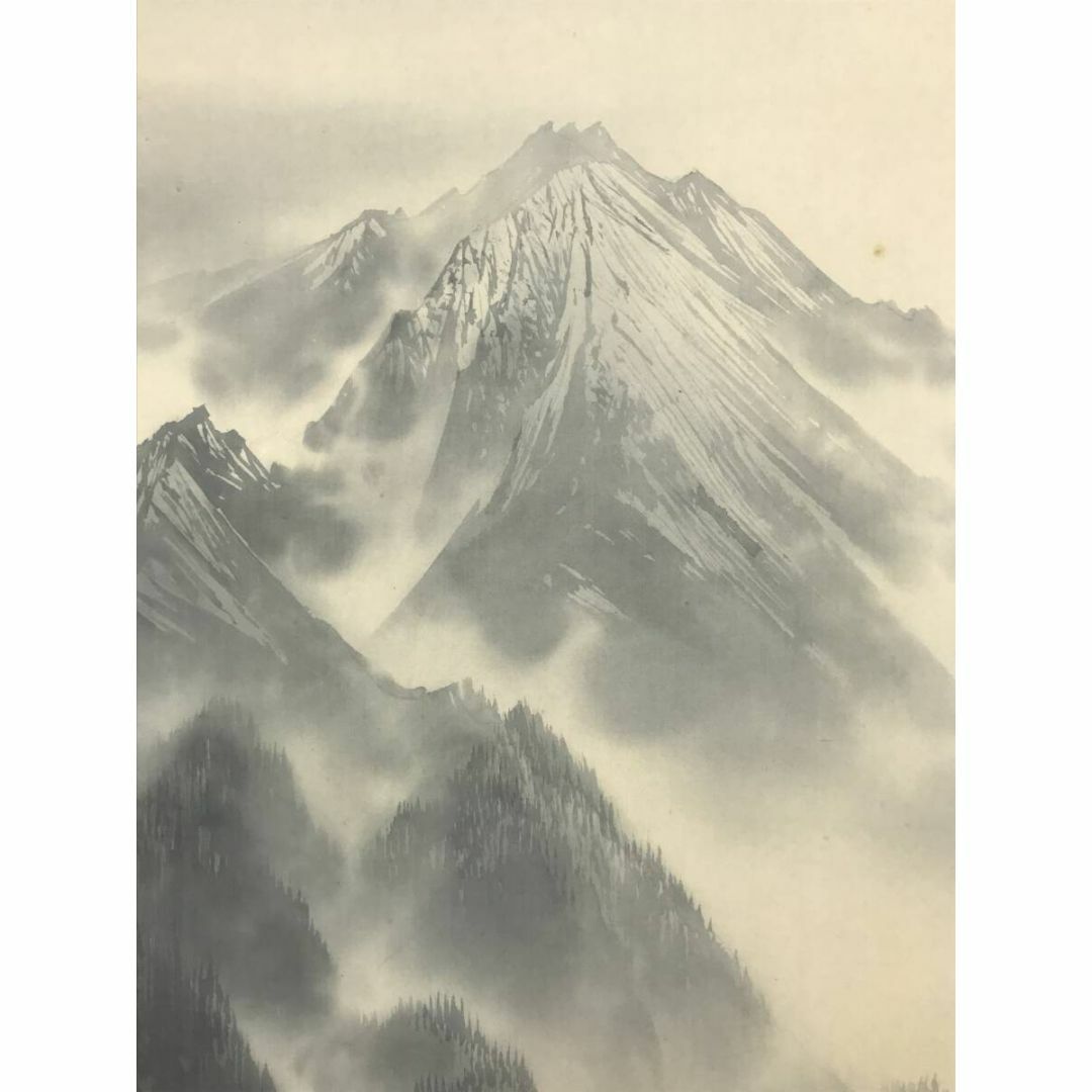 真作/大倉玉雲/深山幽谷図/山水図/掛軸☆宝船☆AI-834の通販 by 掛軸