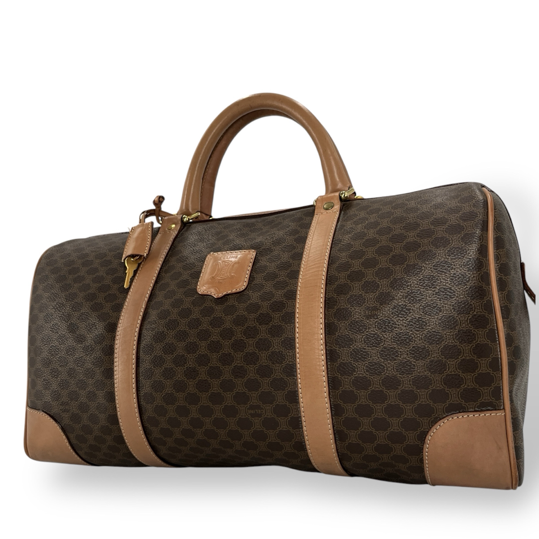 CELINE - 良品 オールド セリーヌ ボストンバッグ トリオンフ マカダム