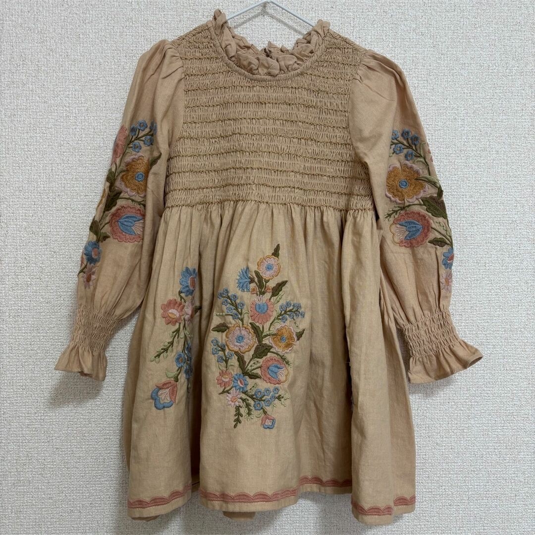 AW24 Apolina Mia Dress Almond 3-5y アポリナ