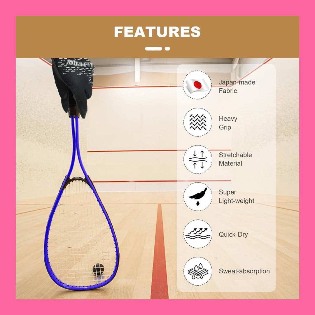 1点限り⭐️Intra-FIT テニスグローブ エクストラグリップ 左手用 Mの