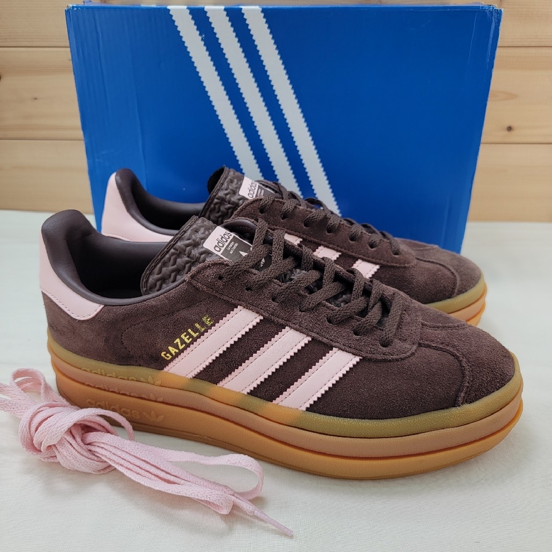 adidas - アディダス ガゼル ボールド ブラウン ピンク 25.5cmの通販