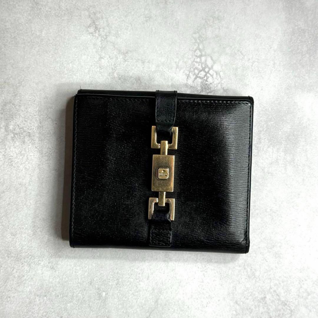 GUCCI - GUCCI グッチ / ジャッキーコンパクトウォレット 二つ折り財布
