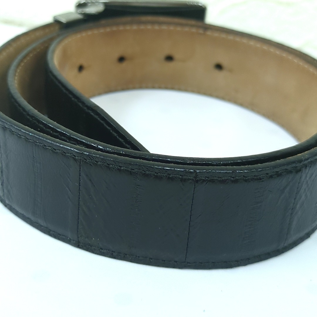 DOLCE&GABBANA - D&G ドルチェ＆ガッバーナ レザー ベルト ブラック