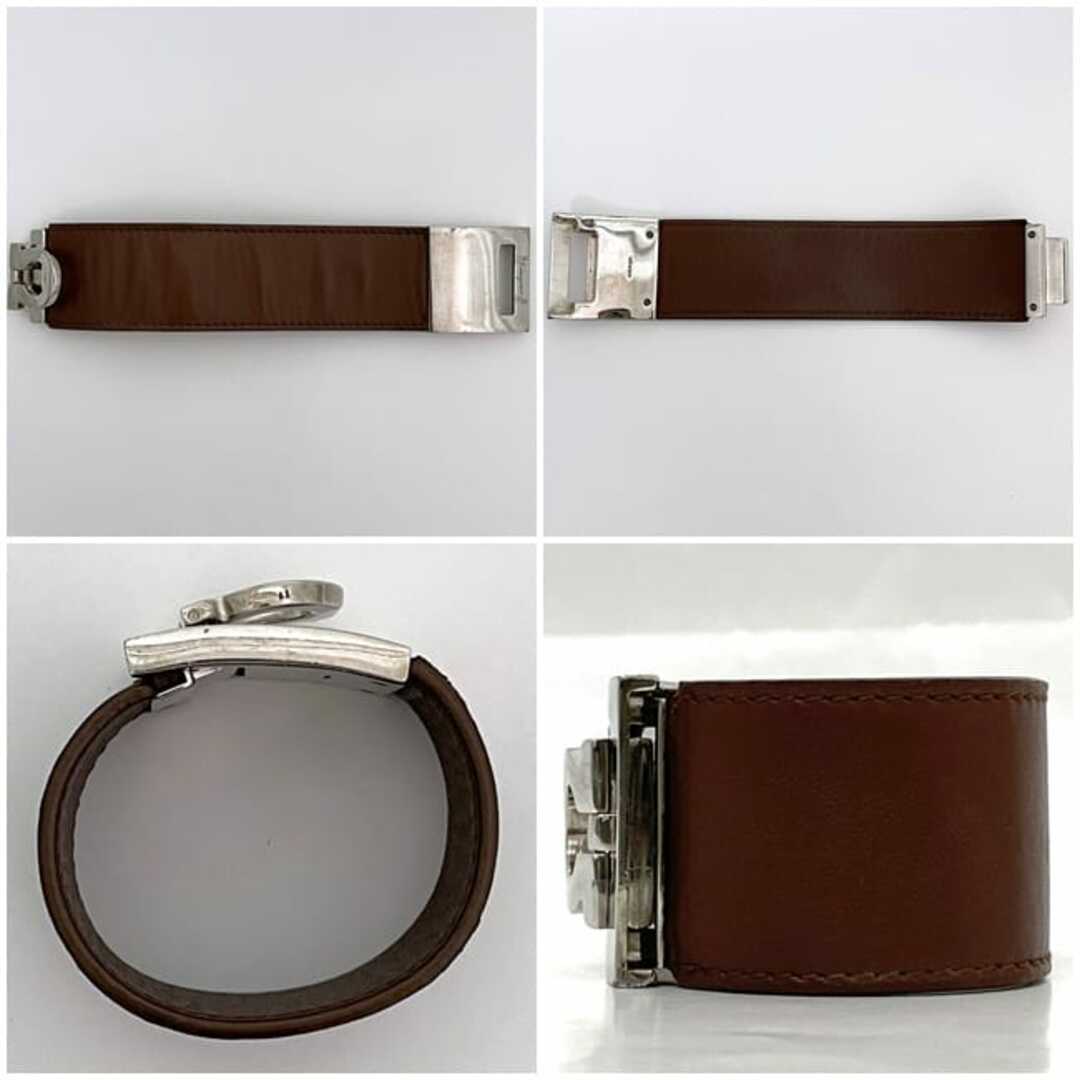 FERRAGAMO - サルヴァトーレ フェラガモ バングル ブラウン ガンチーニ