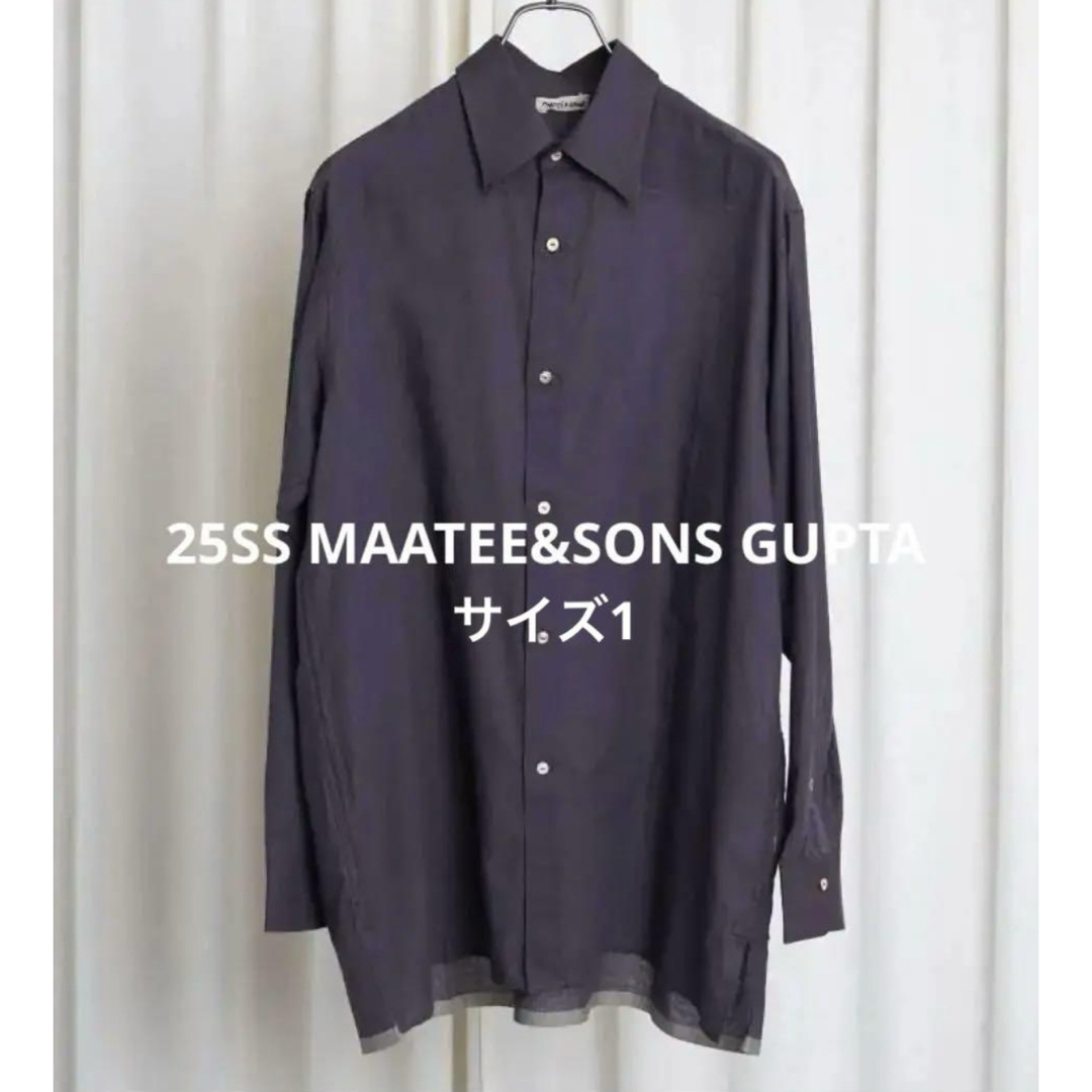25SS MAATEE&SONS GUPTA SHIRT シャツ サイズ1の通販 by 和也's shop