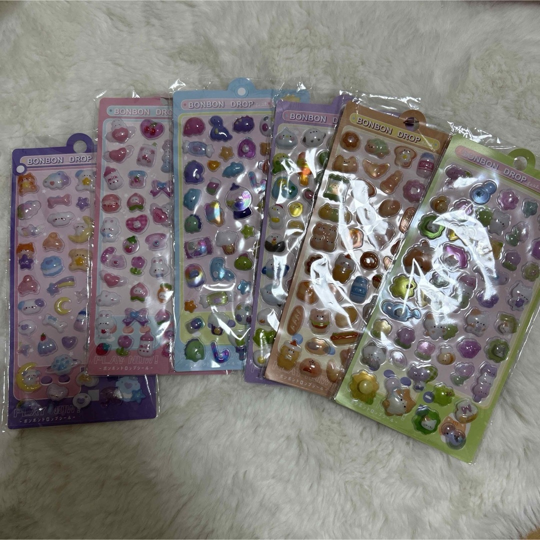 新品未使用 ボンボンドロップシール 6枚セットの通販 by もっちー's
