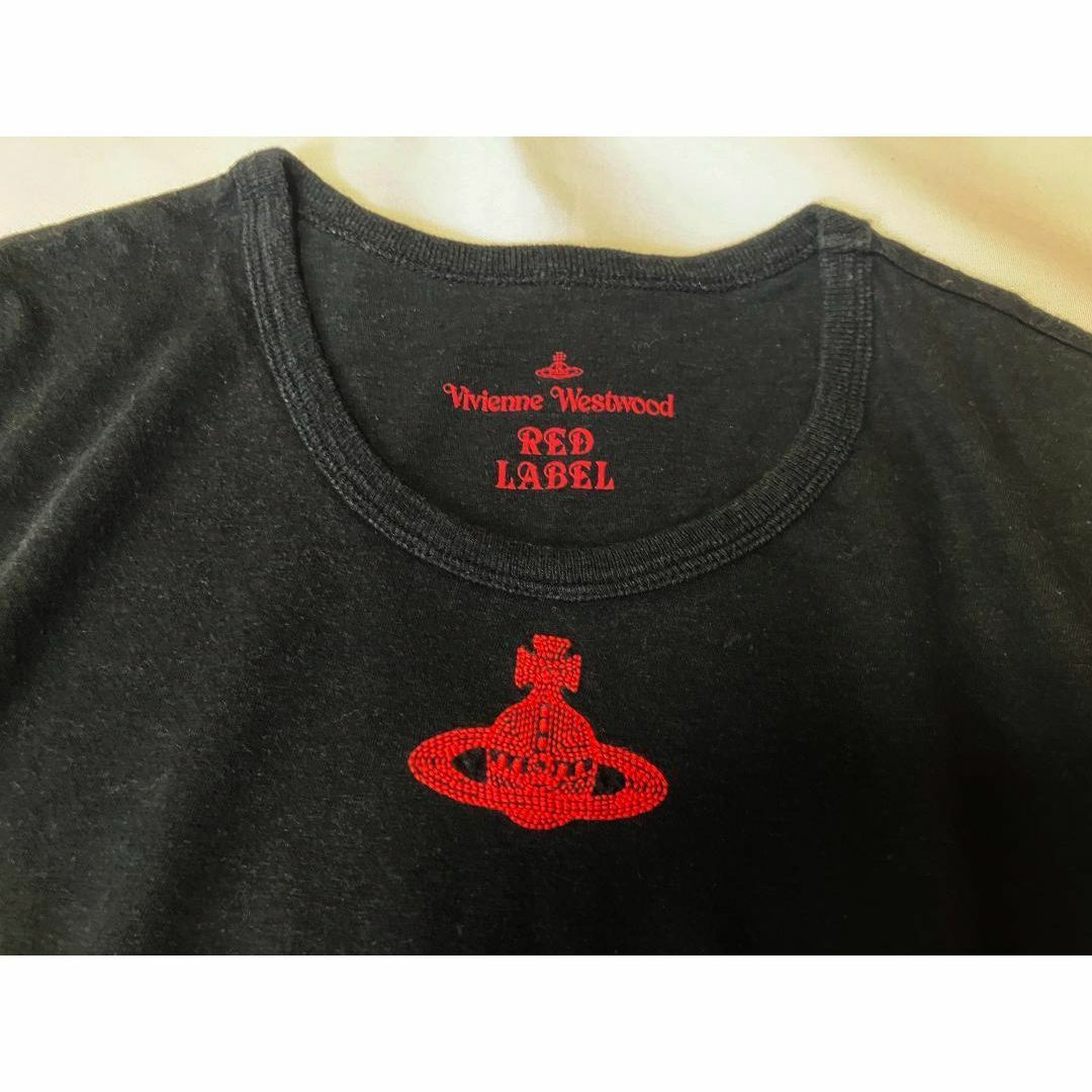 Vivienne Westwood RED LABEL リボン ロゴ半袖シャツS Vivienne