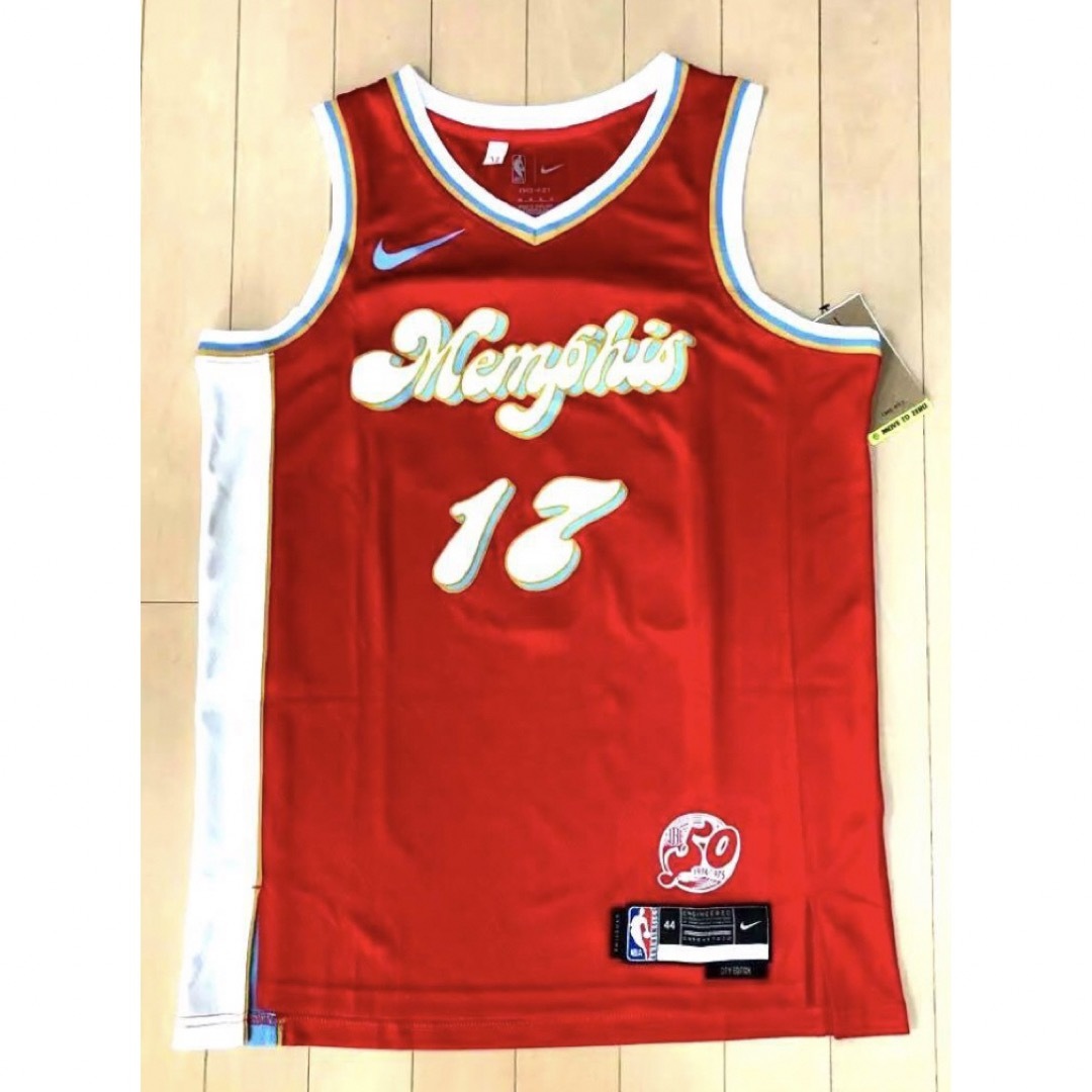 NBA 河村勇輝 グリズリーズ ユニフォーム ♯17 赤 レッド Mサイズの