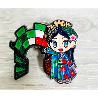 大阪万博 イタリアちゃん ピンバッジの通販 by ひな※1/8〜1/16発送停止