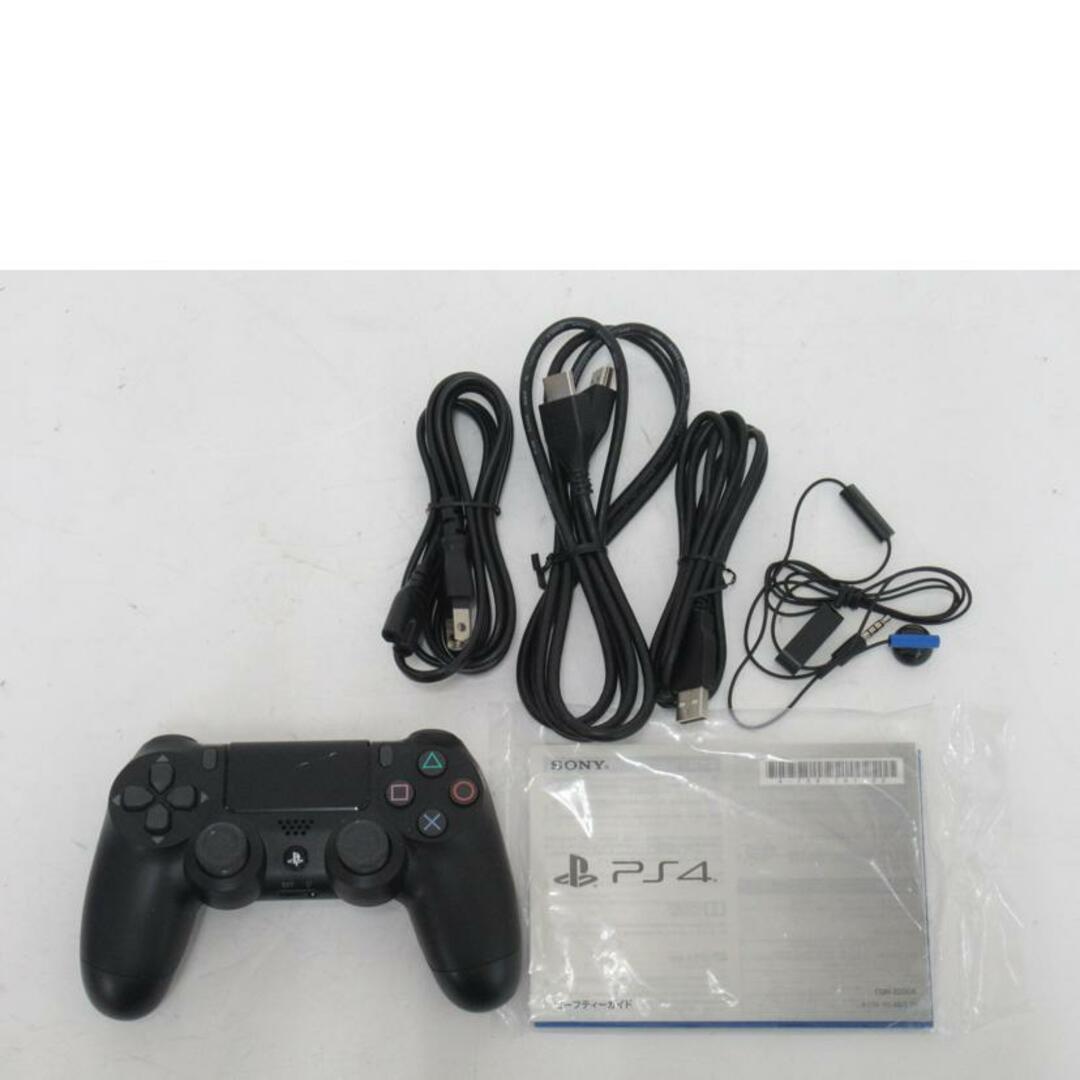 SONY ソニー/PlayStation4/ジェット・ブラック/500GB/CUH-2200A/02