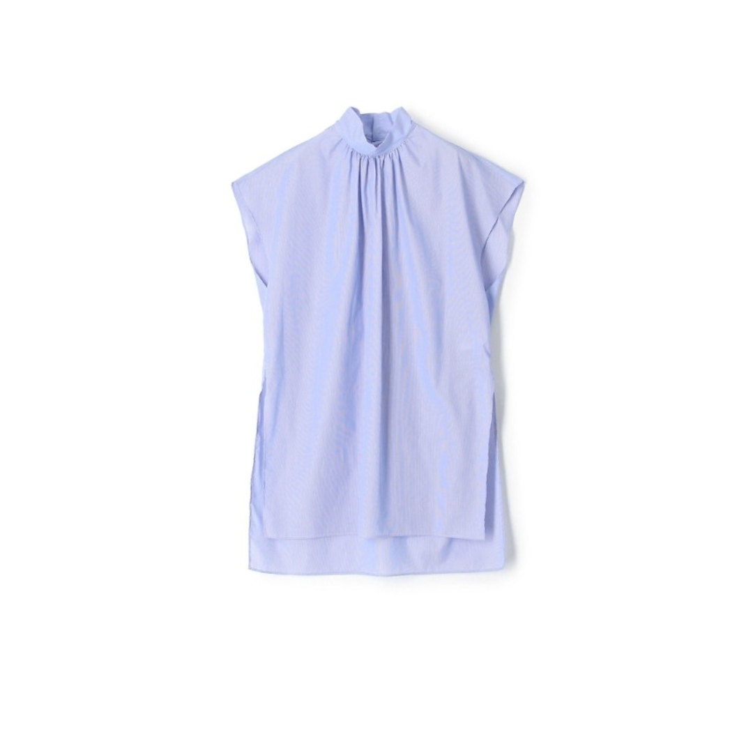 TOMORROWLAND - トゥモローランド スタンドカラーチュニックブラウスの