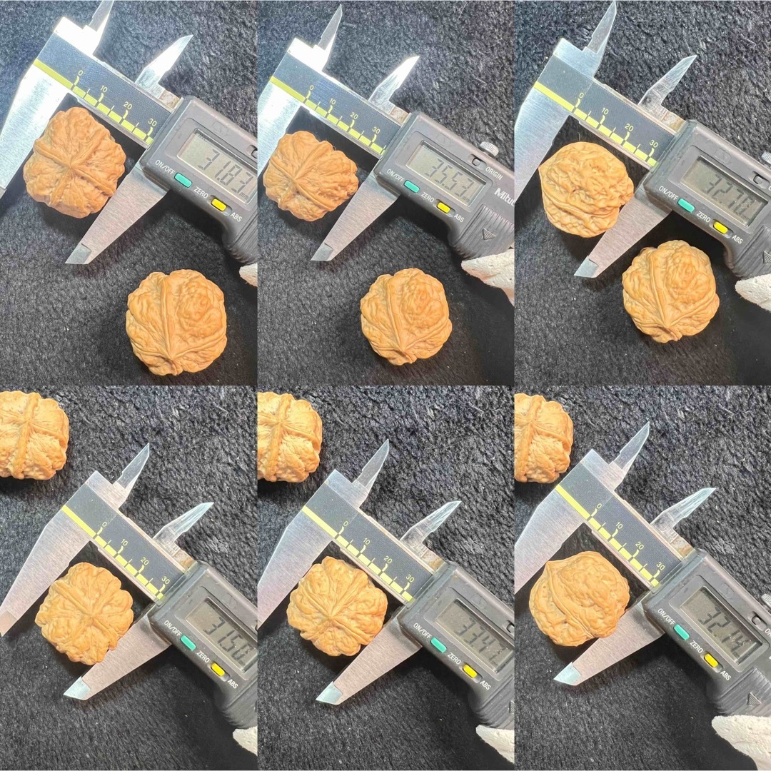 遊ぶ胡桃文玩核桃クルミX型核桃セット313532/38.4g/JST25089の通販 by