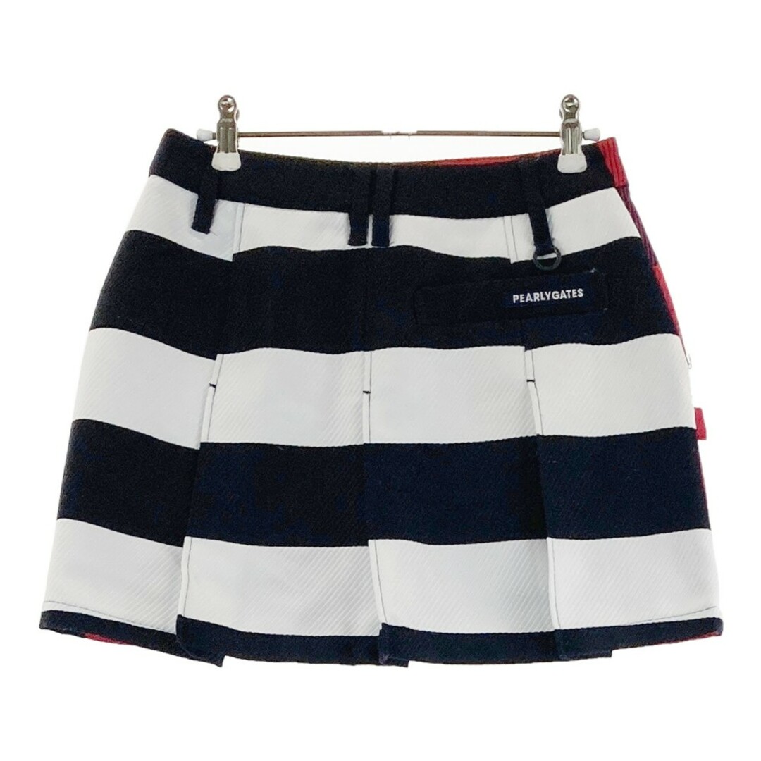 サイズ：0 PEARLY GATES パーリーゲイツ スカート チェック総柄 レッド