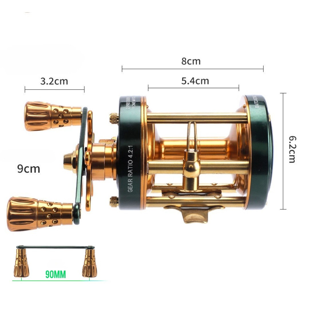 ベイトリール ビッグベイトリール リール 両軸リール 釣りリール 左