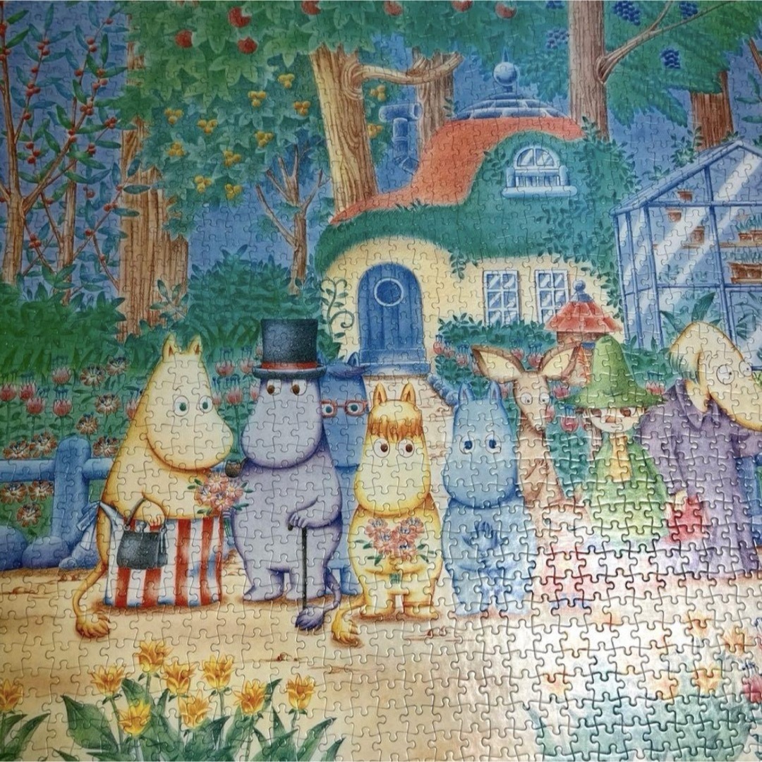 MOOMIN - ジグソーパズル ムーミン ヘムレンさんの庭 2000ピース【完成