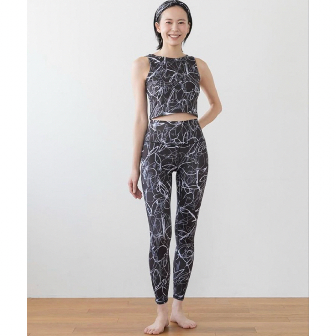 SUKALA ラインプリントブラトップ&レギンスセット L SUKALAライン