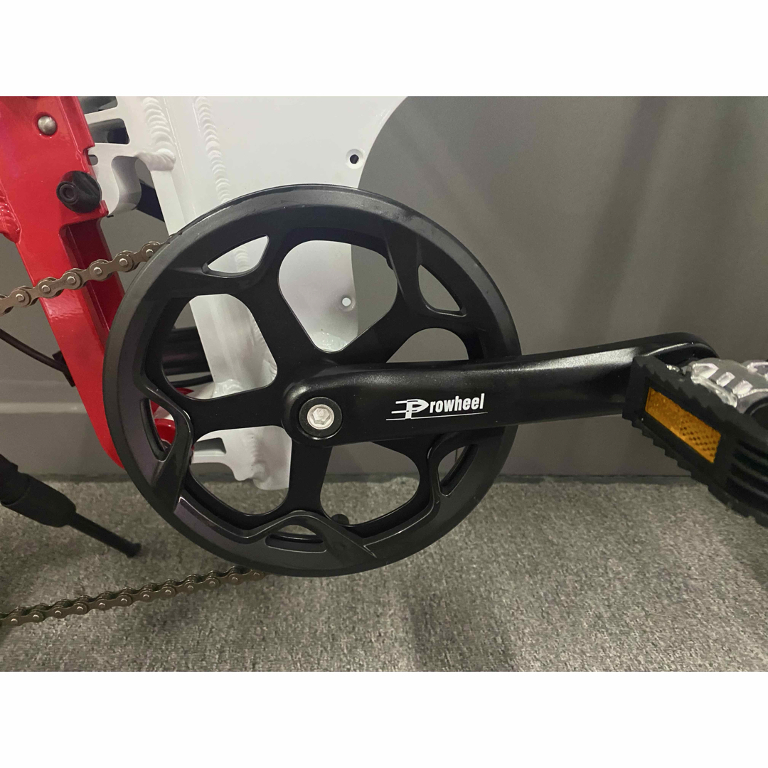 16インチ 軽量アルミPANTHER 三折りたたみ自転車 シングルスピード