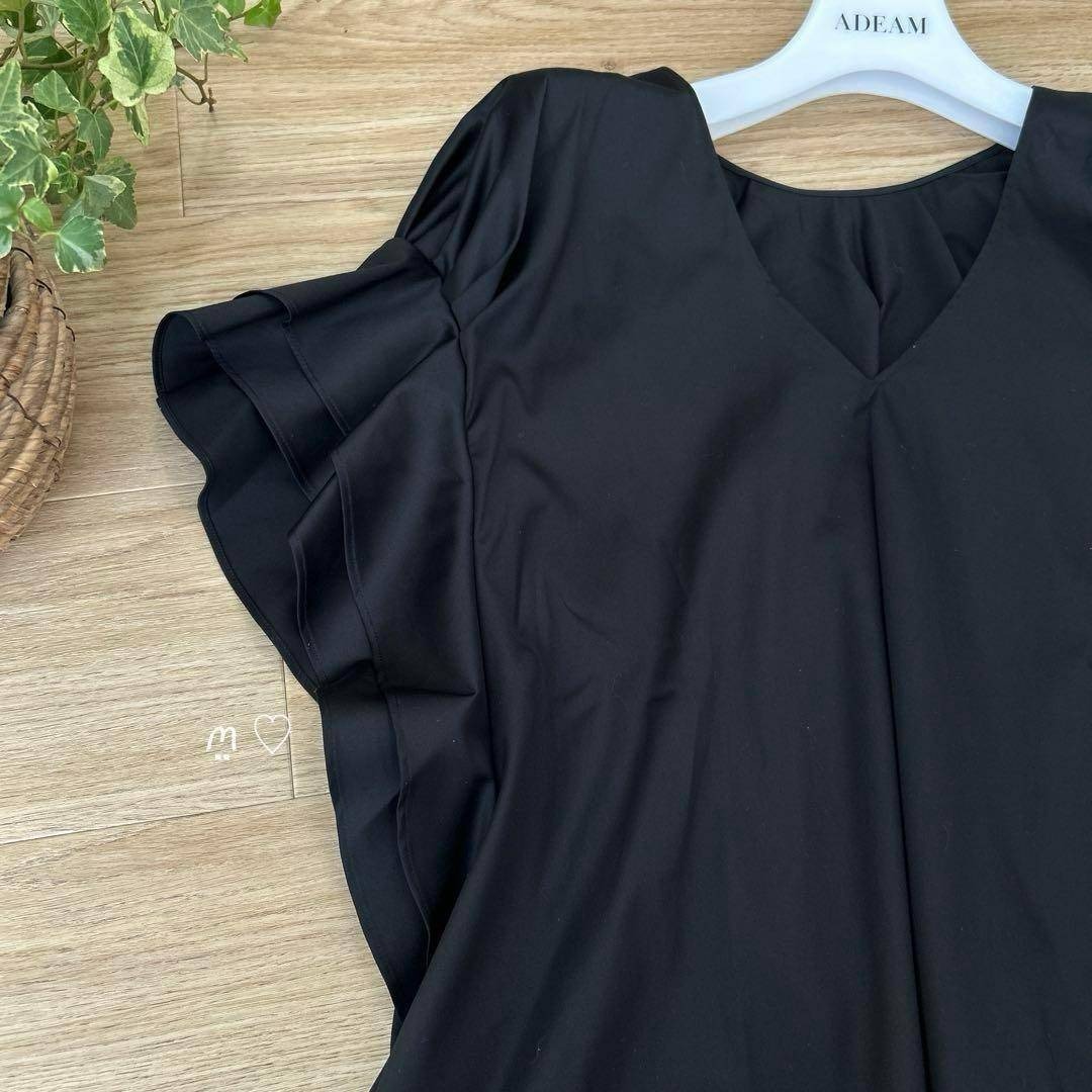 ADEAMアディアム ショルダーカスケード0 フリルスリーブブラウス