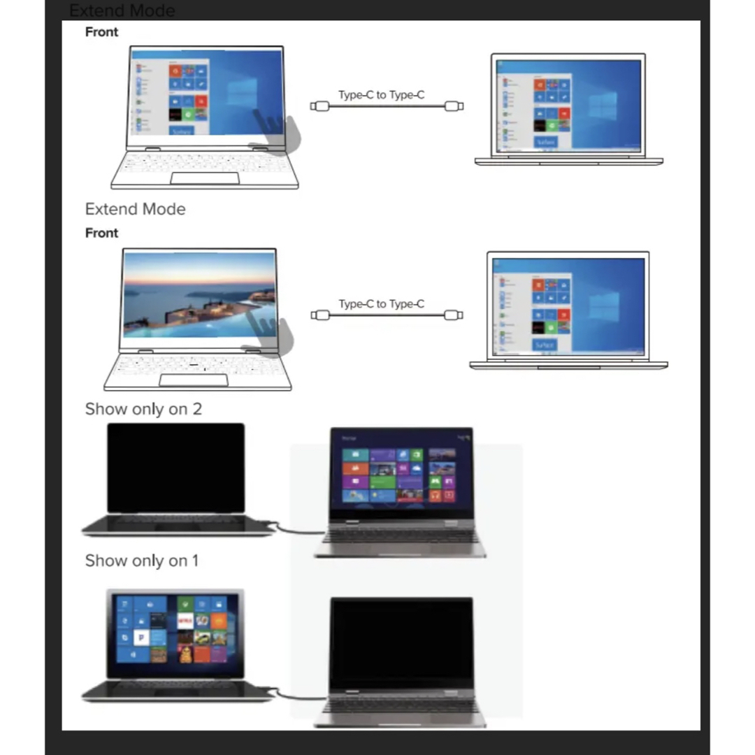 新品 13.3インチ モニター178度超広視野角のIPSディスプレイ360度回転