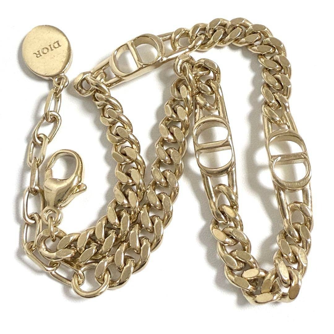 Christian Dior - 【美品】ディオール メンズ CD アイコン チェーン