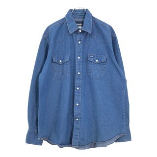 Wrangler - 80年代 Wrangler ラングラー デニム ウエスタンシャツ