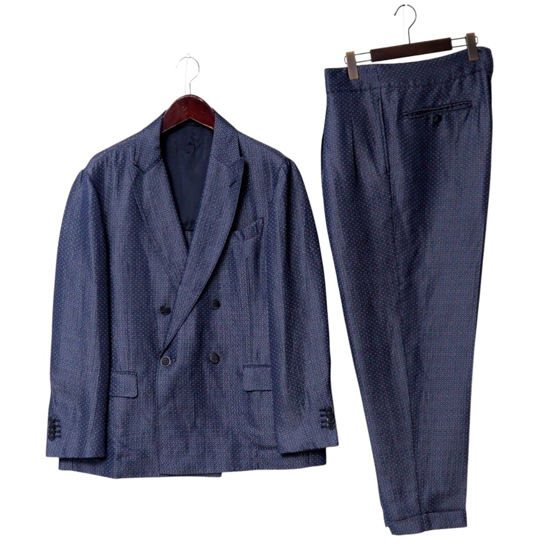 ジョルジオアルマーニ BORGO21 リネン シルク混 パンツスーツ 38 M