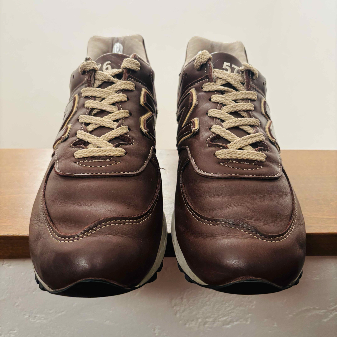 576（New Balance） - 廃番 オールレザー New Balance LM576NB UK製