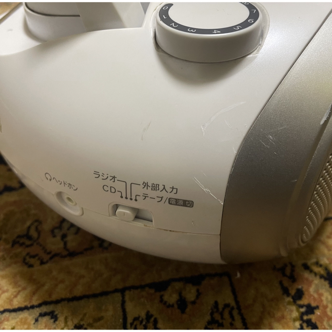 中古】CK-5Y(白)CDラジオカセットレコーダー)の通販 by SUZUKI｜ラクマ