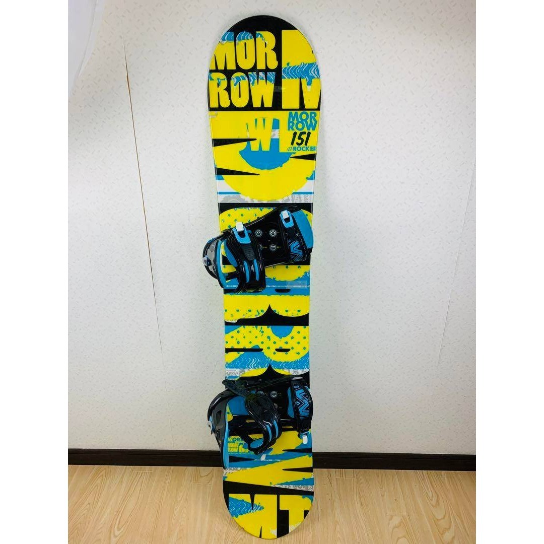 Morrow - MORROW スノーボード 板 151cm ビンディング付き スノボの