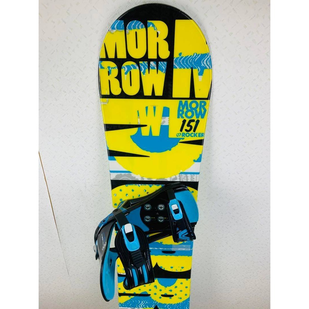 Morrow - MORROW スノーボード 板 151cm ビンディング付き スノボの