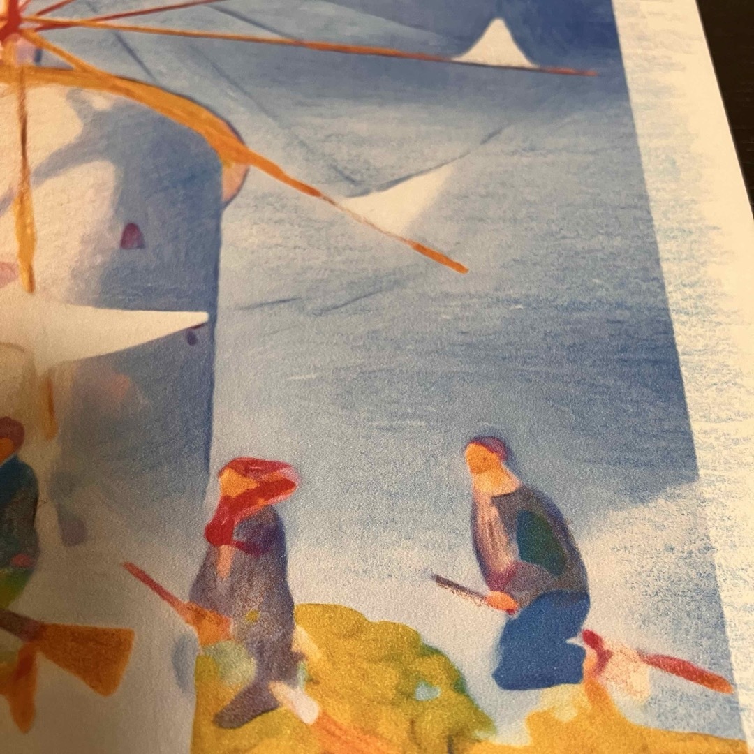 ジブリアート12 魔女の宅急便より「太陽の風車」 額装品 32.7㎝×24.0