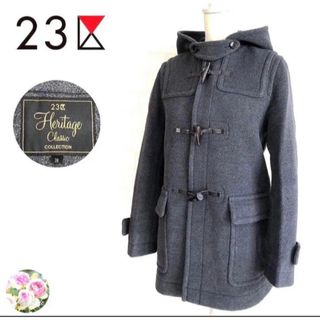 23区 - 23区 ダッフルコート イタリア生地 トグル ウール ブラック