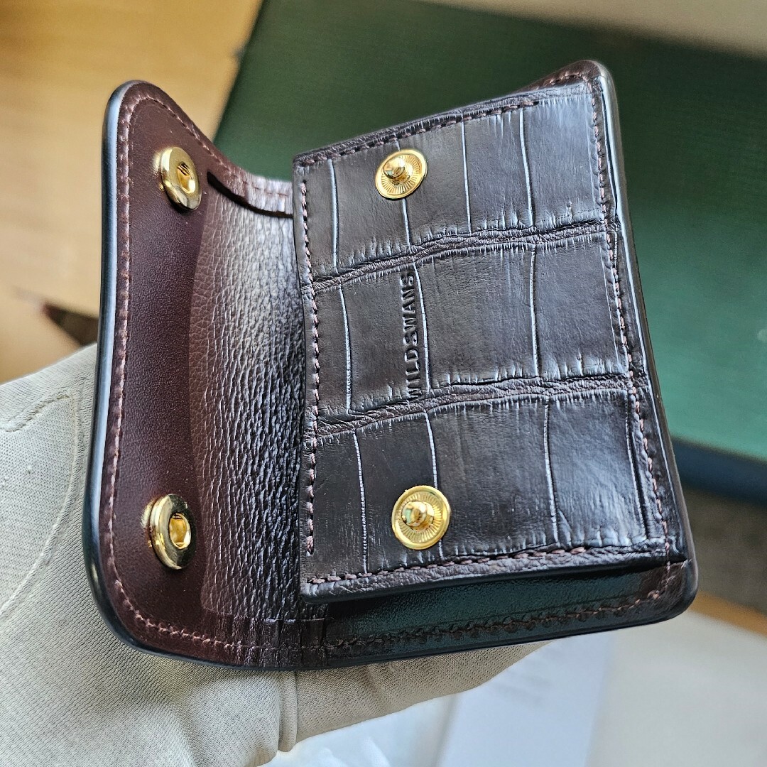 ワイルドスワンズ タング シェルコードバン コードバン クロコダイル